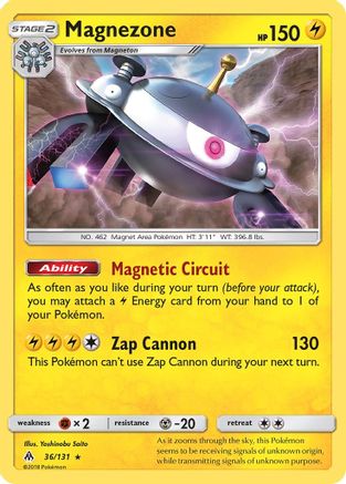 Magnezone 36/131 - SM  Forbidden Light Holofoil