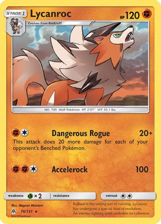 Lycanroc 76/131 - SM  Forbidden Light