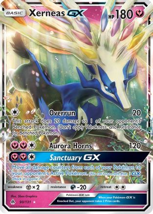 Xerneas GX 90/131 - SM  Forbidden Light Holofoil