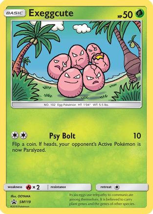 Exeggcute - SM119 SM119/248 - SM Promos Holofoil