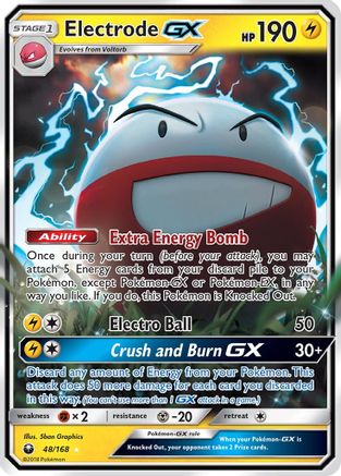 Electrode GX 48/168 - SM  Celestial Storm Holofoil