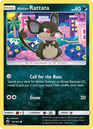 Alolan Rattata 84/168 - SM  Celestial Storm Reverse Holofoil