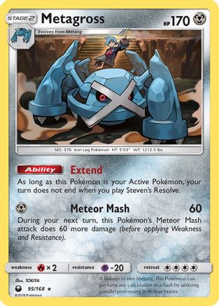 Metagross 95/168 - SM  Celestial Storm Holofoil