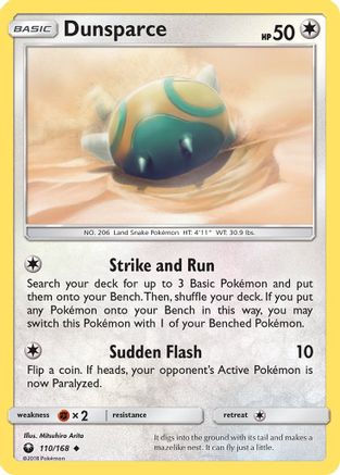 Dunsparce 110/168 - SM  Celestial Storm