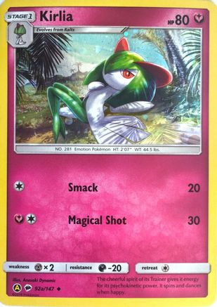 Kirlia - 92a/147 92a/147 - Alternate Art Promos Holofoil