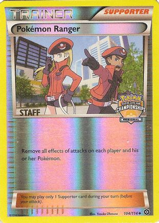 Pokemon Ranger - 104/114 (Regional Championships) [Staff] 104 - League & Championship Cards Reverse Holofoil