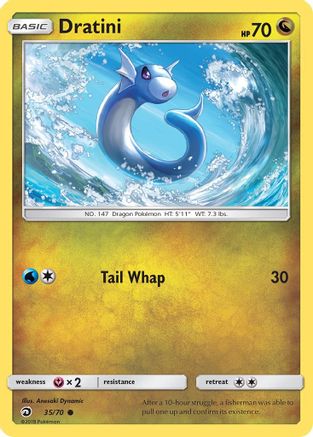 Dratini (35) 35/70 - Dragon Majesty Reverse Holofoil