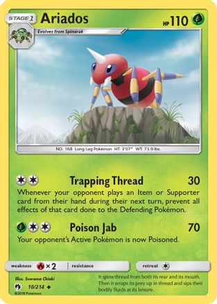 Ariados 10/214 - SM  Lost Thunder