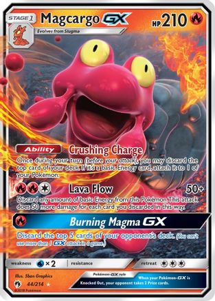 Magcargo GX 44/214 - SM  Lost Thunder Holofoil