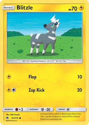 Blitzle 81/214 - SM  Lost Thunder