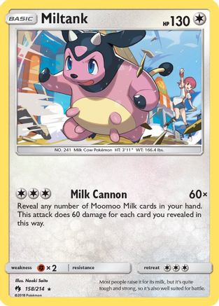Miltank 158/214 - SM  Lost Thunder