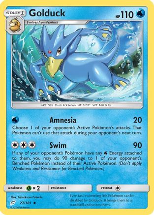 Golduck 27/181 - SM  Team Up Reverse Holofoil