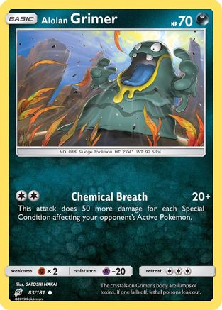 Alolan Grimer 83/181 - SM  Team Up Reverse Holofoil