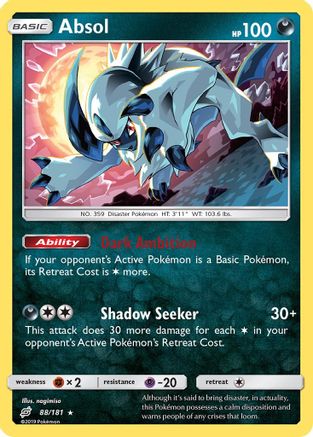 Absol 88/181 - SM  Team Up Holofoil