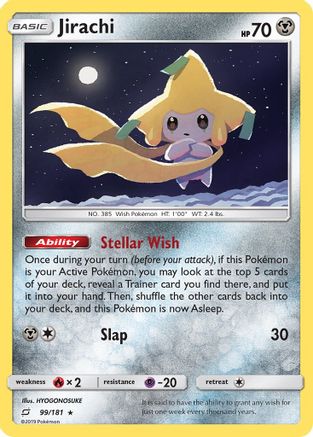 Jirachi 99/181 - SM  Team Up Holofoil