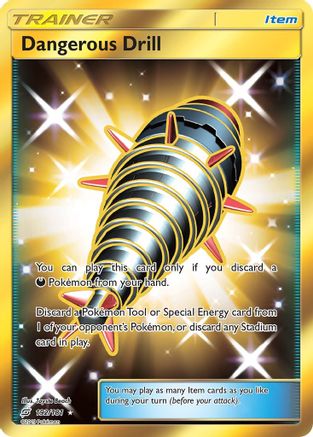 Dangerous Drill (Secret) 192/181 - SM  Team Up Holofoil