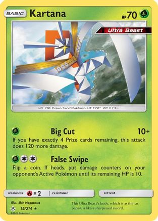 Kartana 19/214 - SM  Unbroken Bonds Holofoil