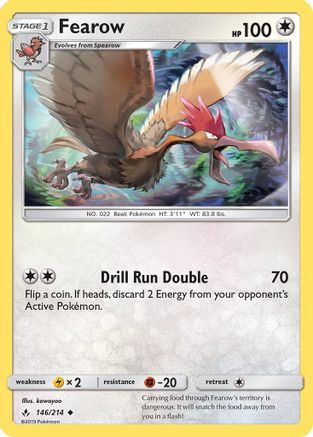 Fearow 146/214 - SM  Unbroken Bonds