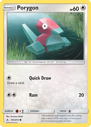 Porygon (155) 155/214 - SM  Unbroken Bonds
