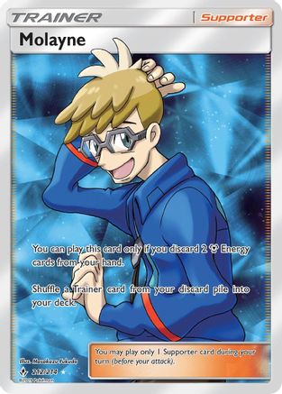 Molayne (Full Art) 212/214 - SM  Unbroken Bonds Holofoil