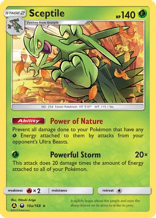 Sceptile - 10a/168 10a/168 - Alternate Art Promos Holofoil