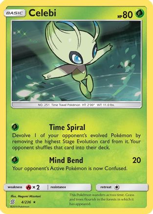Celebi 4/236 - SM  Unified Minds Holofoil