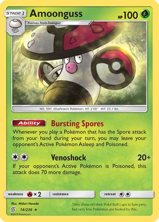 Amoonguss 14/236 - SM  Unified Minds