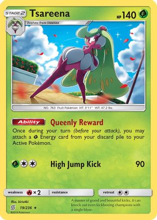 Tsareena 19/236 - SM  Unified Minds Holofoil