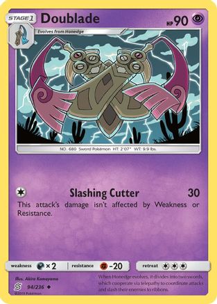 Doublade 94/236 - SM  Unified Minds