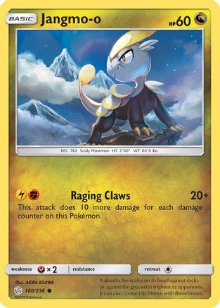 Jangmo-o - 160/236 160/236 - SM  Cosmic Eclipse Reverse Holofoil