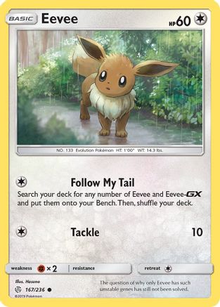 Eevee - 167/236 167/236 - SM  Cosmic Eclipse