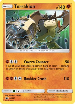 Terrakion - SM223 SM223/248 - SM Promos Holofoil