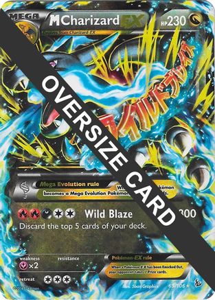 M Charizard EX - 69/106 (Form X) 69 - Jumbo Cards Holofoil