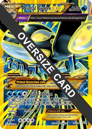 Primal Kyogre EX - 96/98 96 - Jumbo Cards Holofoil