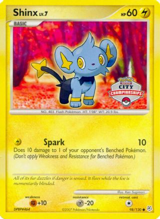 Shinx - 98/130 (City Championships) 98 - Nintendo Promos
