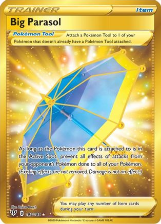 Big Parasol (Secret) 199/189 - SWSH03 Darkness Ablaze Holofoil