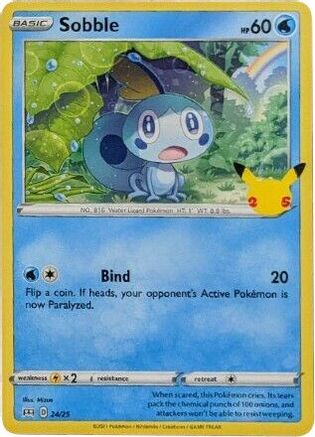 Sobble - 24/25 24/25 - McDonalds 25th Anniversary Promos Holofoil