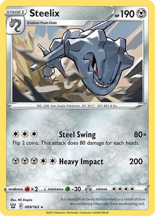 Steelix 99/163 - SWSH05 Battle Styles Reverse Holofoil