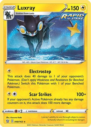 Luxray 48/163 - SWSH05 Battle Styles Reverse Holofoil