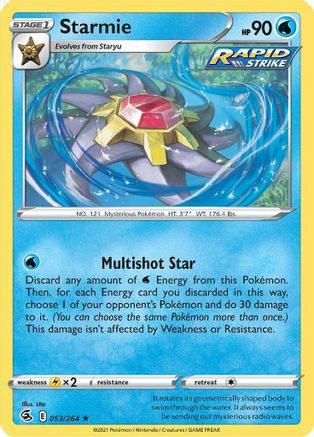 Starmie 53/264 - SWSH08 Fusion Strike Holofoil