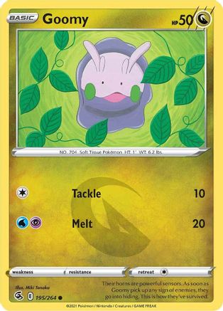 Goomy 195/264 - SWSH08 Fusion Strike Reverse Holofoil