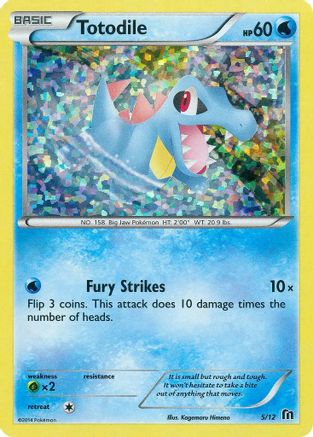 Totodile - 5/12 5/12 - McDonalds Promos 2016