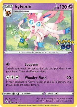 Sylveon 35/78 - Pokemon GO Reverse Holofoil