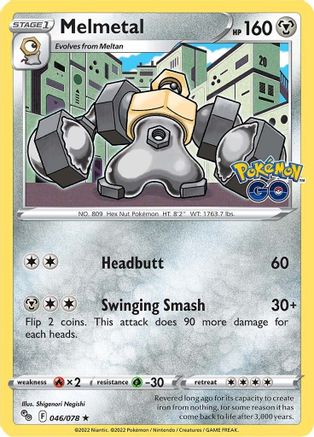 Melmetal 46/78 - Pokemon GO Reverse Holofoil