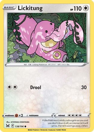 Lickitung 138/196 - SWSH11 Lost Origin