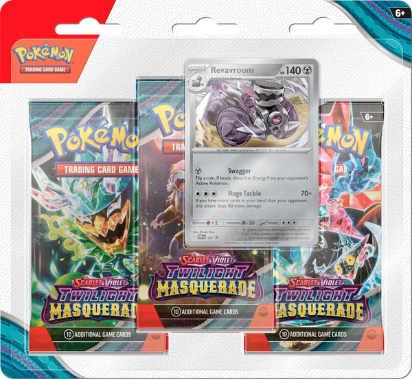 Scarlet & Violet: Twilight Masquerade - 3-Pack Blisters (Random)