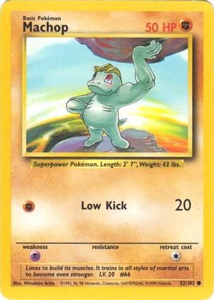Machop 52/102 - Base Set