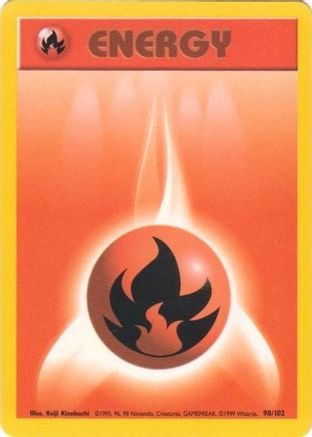 Fire Energy 98/102 - Base Set