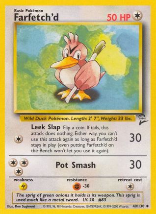 Farfetch'd 40/130 - Base Set 2