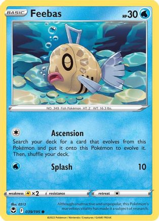 Feebas 39/195 - SWSH12 Silver Tempest
